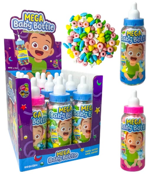Fun Frenzy Mega Baby Bottle Candy 3.5 oz 12ct